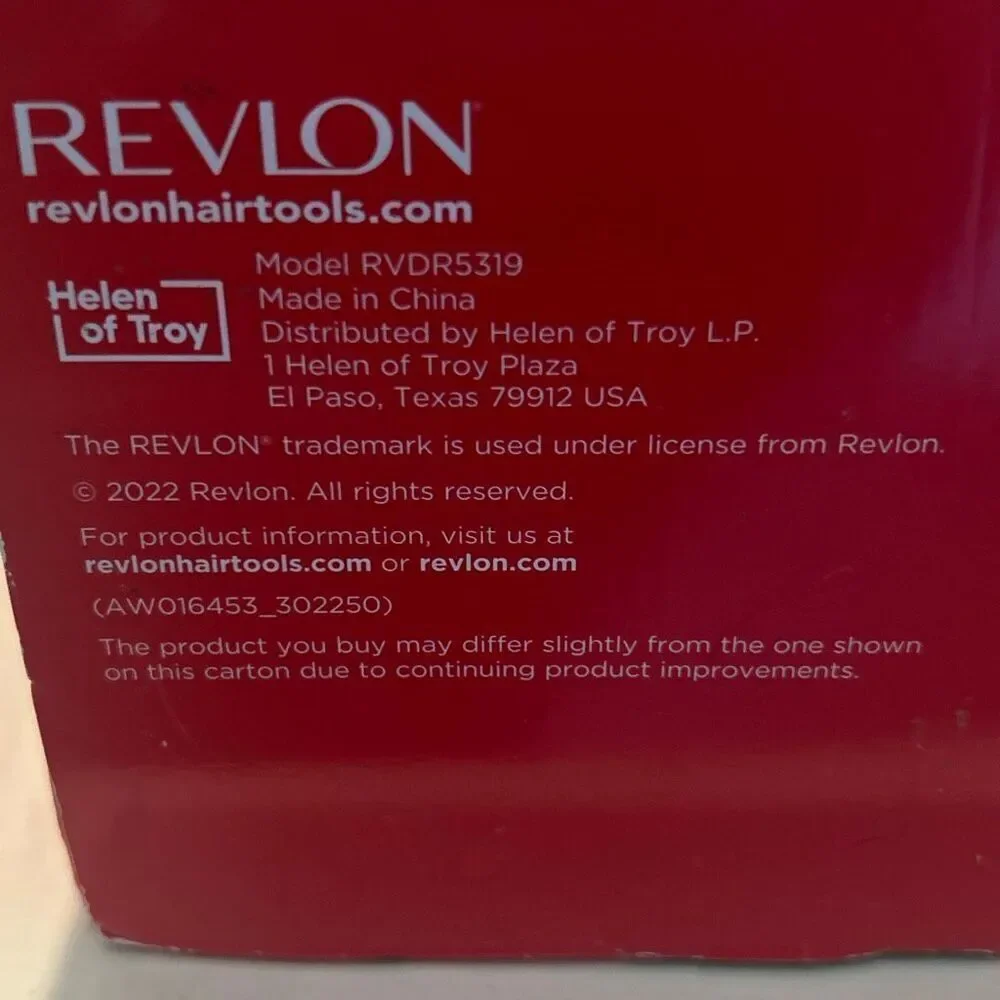 Revlon One Step Blowout Curls Hair Tool Dries & Curls Easy Styling Travel New